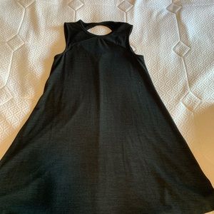 Gap Black Softspun Cutout Tank Dress (XS)